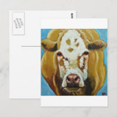 Carte Postale Vache n° 425-20x20sc (Devant / Derrière)