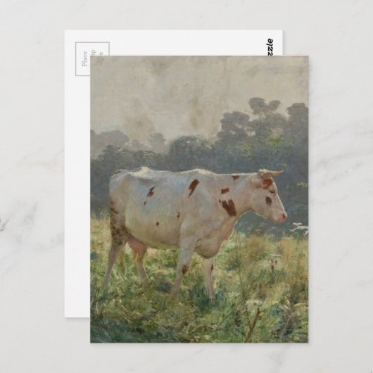 Carte Postale Vache par Emile Claus (Devant / Derrière)