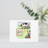 Carte Postale Vache Perdue Cadeaux et Objets de Collection Drôle (Debout devant)