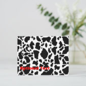 Carte Postale Vache poster de animal (Debout devant)