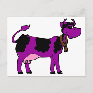 Carte Postale Vache pourpre