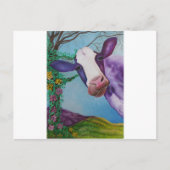 Carte Postale Vache pourpre (Devant)