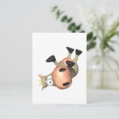 Carte Postale Vache Renversée (Debout devant)