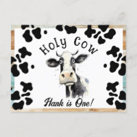 Vache sacrée 1er anniversaire Enregistrez la date