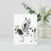 CARTE POSTALE VACHE SAINTE (Debout devant)