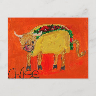 Carte postale "Vache Taco"