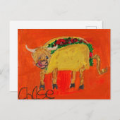 Carte postale "Vache Taco" (Devant / Derrière)