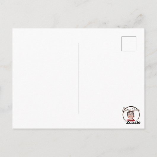 Carte postale "Vache Taco" (Dos)