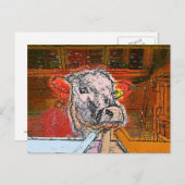 CARTE POSTALE VACHES (Devant / Derrière)