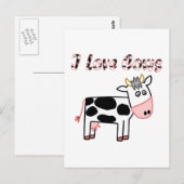 Carte Postale Vaches (Devant / Derrière)