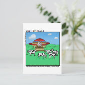 Carte Postale Vaches Aliens (Debout devant)