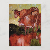Carte Postale Vaches (après Jordaens) par Vincent van Gogh (Devant)