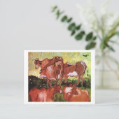 Carte Postale Vaches (après Jordaens), Vincent van Gogh (Debout devant)