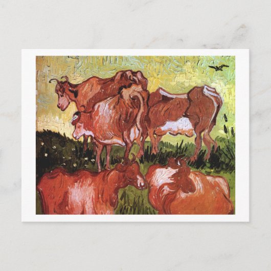 Carte Postale Vaches (après Jordaens), Vincent van Gogh (Devant)