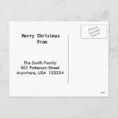 Carte postale Vaches de Noël (Dos)