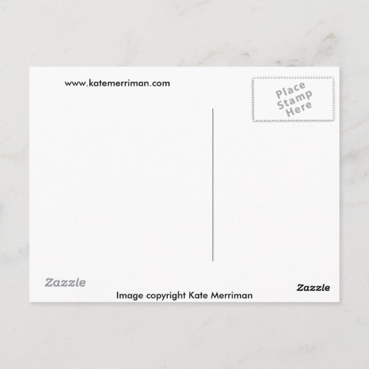 Carte Postale Vaches d'Oreo, Nicasio (Dos)