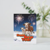 Carte Postale vaches drôles (Debout devant)