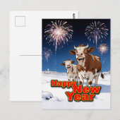 Carte Postale vaches drôles (Devant / Derrière)