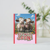 Carte Postale vaches drôles (Debout devant)