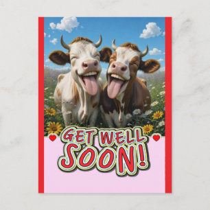 Carte Postale vaches drôles