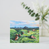 Carte Postale Vaches maleny (Debout devant)