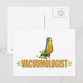 Carte Postale Vacuumage amusant (Devant / Derrière)