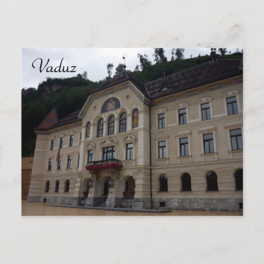 Carte Postale vaduz gouvt bldg (Devant)