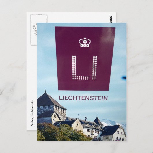 Carte Postale vaduz li (Devant / Derrière)