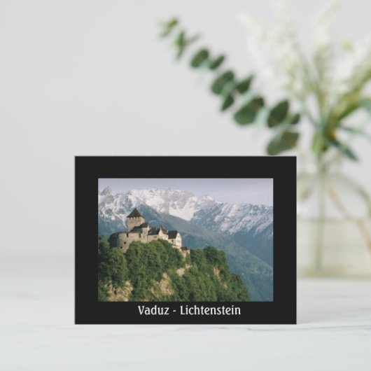 Carte Postale Vaduz - Lichtenstein (Debout devant)