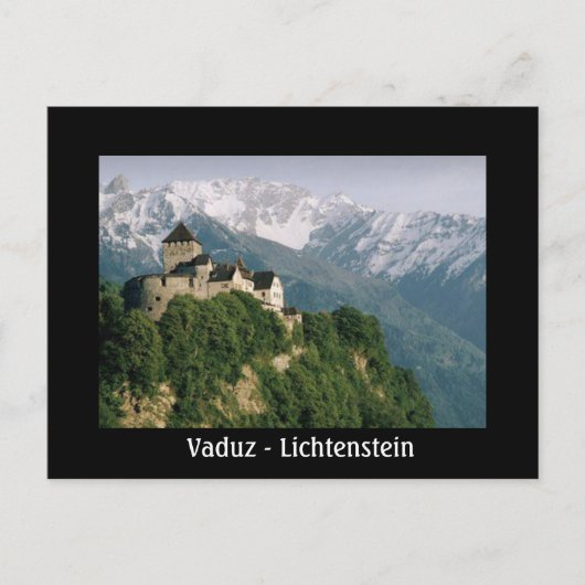 Carte Postale Vaduz - Lichtenstein (Devant)