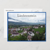 Carte Postale vaduz ville liechtenstein (Devant / Derrière)