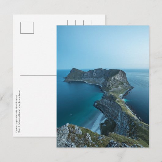 Carte Postale Vaeroya Lofoten (Devant / Derrière)