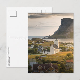 Carte Postale Vaeroya Lofoten Norvège