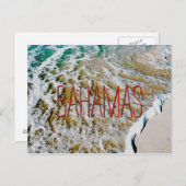 Carte Postale Vague bahaméenne (Devant / Derrière)