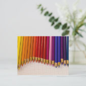 Carte Postale Vague de crayon (Debout devant)