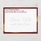 Carte Postale Vague de flamme (Dos)