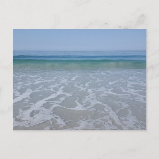 Carte Postale Vague de l'océan turquoise (Devant)