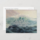 Carte postale Vague douce d'appréciation (Devant / Derrière)