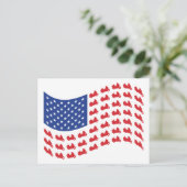 Carte Postale vague-drapeau (Debout devant)