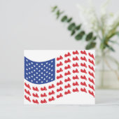 Carte Postale vague-drapeau (Debout devant)