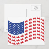Carte Postale vague-drapeau (Devant / Derrière)