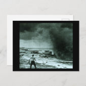 Carte Postale Vague ouragane vintage (Devant / Derrière)