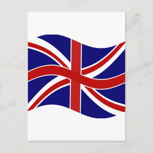 Carte Postale Vague Union Jack (Devant)