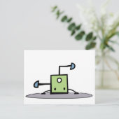 Carte Postale Vague verte (Debout devant)