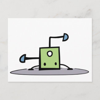 Carte Postale Vague verte