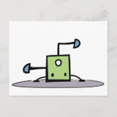 Carte Postale Vague verte (Devant)