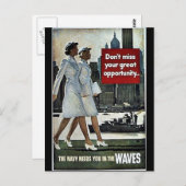 Carte Postale Vagues (Devant / Derrière)