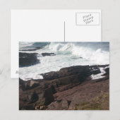 Carte Postale Vagues (Devant / Derrière)