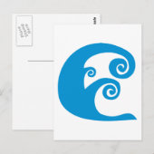 Carte Postale Vagues (Devant / Derrière)