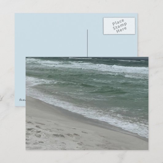 Carte Postale Vagues (Devant / Derrière)